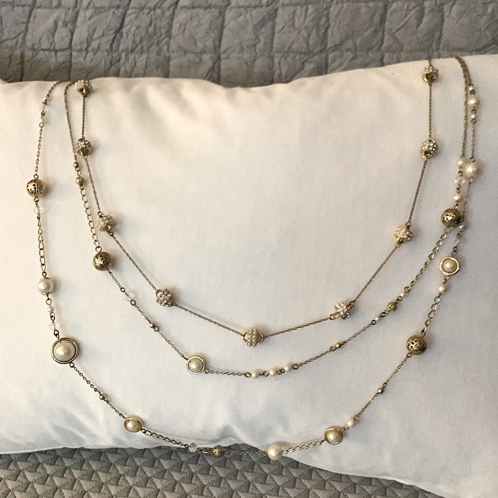 Necklace - Triple strand